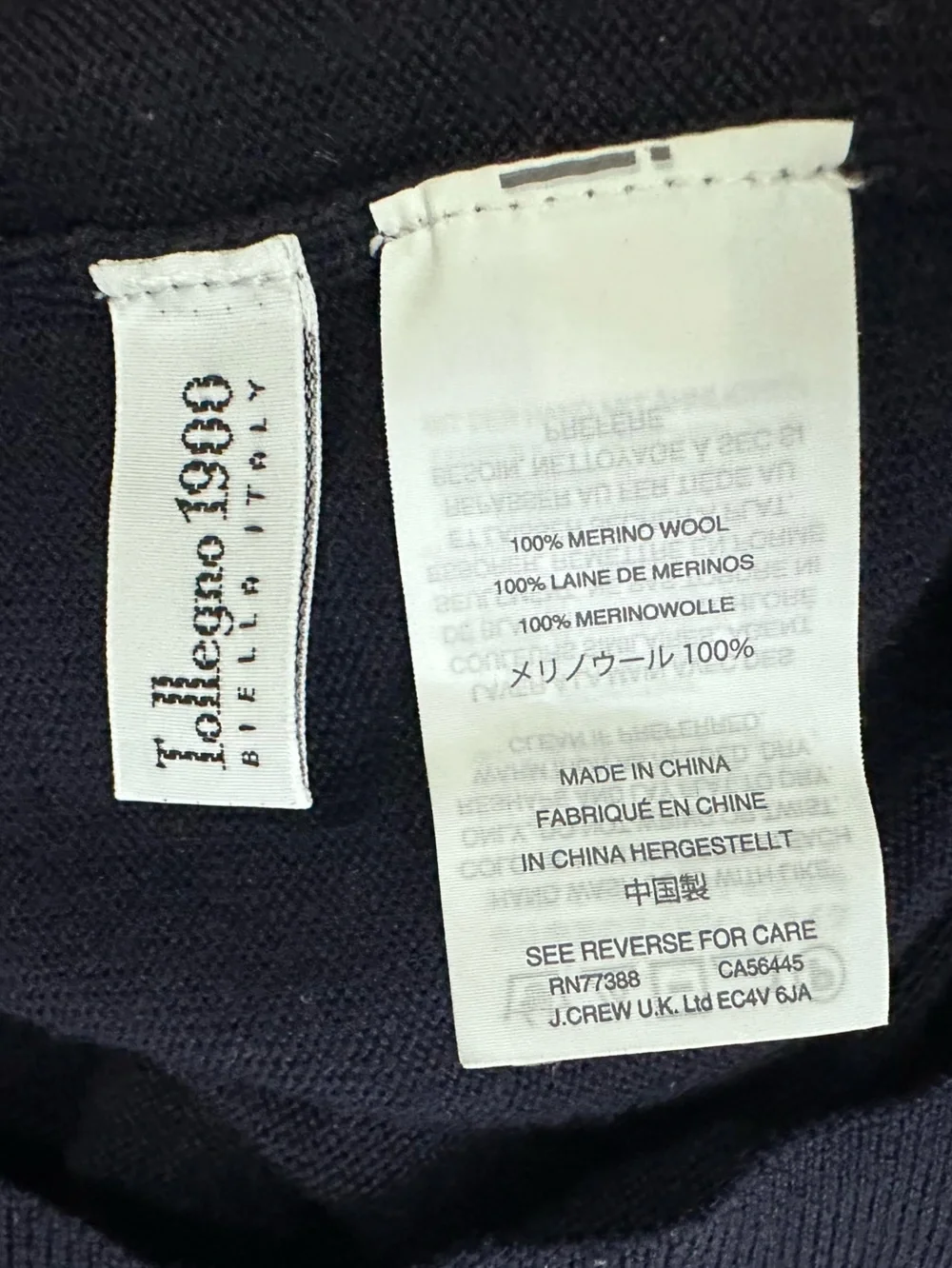 J. Crew crew tollegno